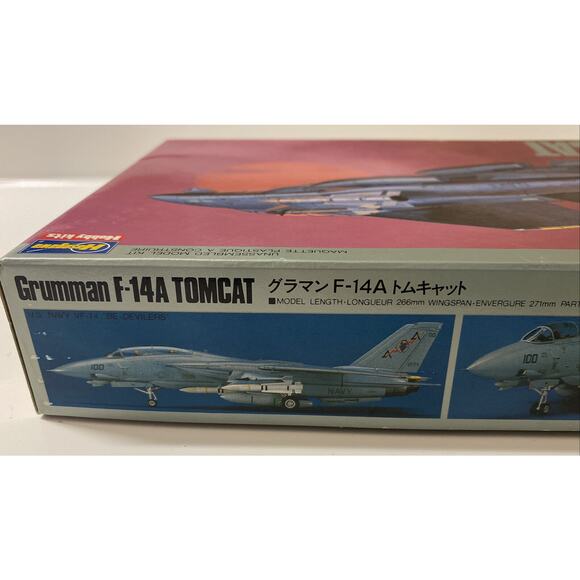 NEW Hasegawa Grumman F-14A Tomcat 1/72 Scale Model Kit Navy Fighter Top Gun 1987 - Picture 10 of 12